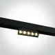 LINEARNA LED SVJETILJKA MAGNET 12W/48V/3000K/960lm CRNA