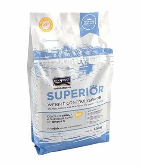 Fish4Dogs Superior Weight Control Senior - Small - Losos - 1.5 kg