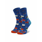 Dječje visoke čarape Happy Socks KFCR01-6500 Plava