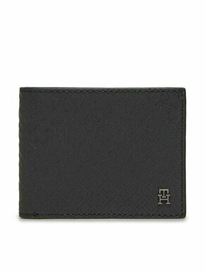 Veliki muški novčanik Tommy Hilfiger Th Monogram Mini Cc Wallet AM0AM11849 Black BDS