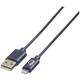 VALUE USB 2.0 kabel za sinkronizaciju i punjenje za Apple uređaje sa Lightning konektorom, 0,15 m Value USB kabel USB 2.0 USB-A utikač, Apple Lightning utikač 0.15 m crna 11.99.8326