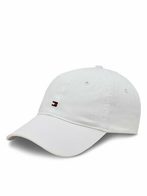 Šilterica Tommy Hilfiger Essential Flag Soft Cap AW0AW16050 Th Optic White YCF