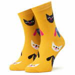 Visoke unisex čarape Dots Socks DTS-SX-403-Y Žuta