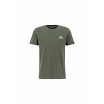 ALPHA INDUSTRIES Majica maslinasta / bijela 4332149