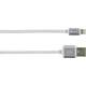 Skross Apple iPad/iPhone/iPod priključni kabel [1x USB - 1x muški konektor Apple dock lightning] 1.00 m srebrna