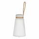 Bijela/smeđa LED stolna lampa (visina 20 cm) Bruno – Fischer &amp; Honsel