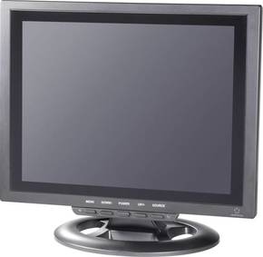 Renkforce 449238 LCD nadzorni monitor Energetska učinkovitost 2021: C (A - G) 30.48 cm 12 palac 800 x 600 piksel crna
