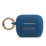Guess GUACAPSILGLBL Apple AirPods Pro cover blue Silicone Glitter