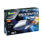 Revell 05674 RV 1:144 Geschenkset Space Shuttle&amp; Booster Rockets, 40th. model svemirske letjelice za sastavljanje 1:144