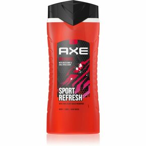 Axe Recharge Arctic Mint &amp; Cool Spices osvježavajući gel za tuširanje 3 u 1 400 ml