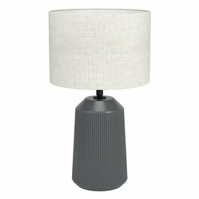 EGLO 900824 | Capalbio Eglo stolna svjetiljka 41cm sa prekidačem na kablu 1x E27 sivo