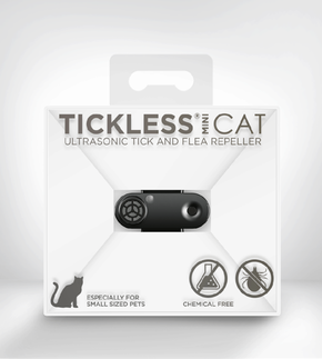 TickLess Mini Cat ultrazvučni uređaj protiv krpelja Crni