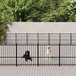 Vanjski kavez za pse čelični 60 22 m²
