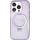 Guess GUHMN61HRSGSU Apple iPhone XR / 11 hardcase Ring Stand Script Glitter MagSafe purple