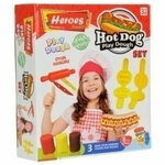 Play-Dough: Heroes Hot Dog plastelin set 8kom