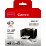 Canon tinta PGI-1500 original kombinirano pakiranje crn, cijan, purpurno crven, žut 9218B006