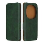 Techsuit Safe Wallet Plus preklopna futrola za Honor Magic6 Pro – tamno zelena