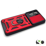 Camshield Pro maskica s magnetnim stalkom za Honor 90 Lite Crvena