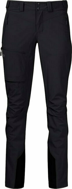 Bergans Breheimen Softshell Women Pants Black/Solid Charcoal S Hlače na otvorenom
