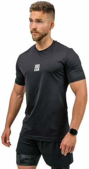 Nebbia Short-Sleeve Sports T-Shirt Resistance Black L Majica za fitnes