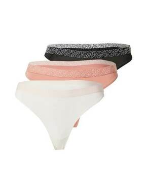 Tommy Hilfiger Underwear Tanga gaćice rosé / crna / bijela