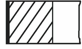 Komplet klipnih prstenova MAHLE 012 20 N0