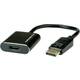 Roline DisplayPort / HDMI adapterski kabel DisplayPort utikač, HDMI A utičnica 0.15 m crna 12.03.3164 DisplayPort kabel
