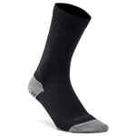 Čarape za nogomet Viralto srednje visoke protuklizne za odrasle crne