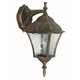 RABALUX 8391 | Toscana Rabalux zidna svjetiljka 1x E27 IP43 antik zlato, prozirna