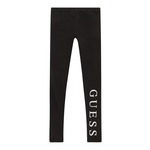 Dječje tajice Guess boja: crna, s tiskom - crna. Dječje tajice iz kolekcije Guess izrađene od pletiva s tiskom. Materijal optimalne elastičnosti jamči potpunu slobodu kretanja.