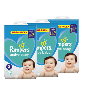 Pampers Active Baby pelenke Megabox Plus
