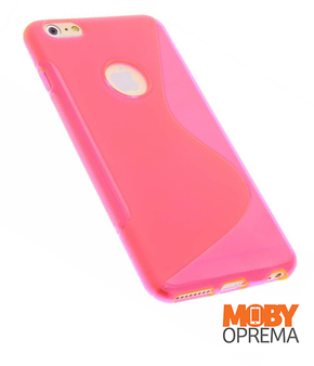 iPhone 6 plus roza silikonska maska