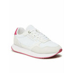 Tenisice Tommy Hilfiger Essential Mesh Runner FW0FW07381 White/Bright Cerise Pink 01S