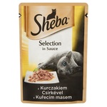 Sheba Selection hrana u vrećici s piletinom 6 x 85 g