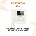 V-TEK UNUTARNJA PORTAFONSKA JEDINICA SA SLUŠALICOM I ZASLONOM DT243