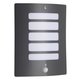 BRILLIANT 47698/63 | Todd Brilliant zidna svjetiljka sa senzorom 1x E27 IP44 grafit, bijelo
