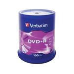DVD+R VERBATIM 16x (100)spindle 43551