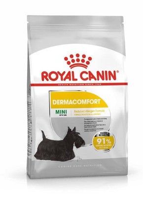 Royal Canin Mini Dermacomfort - suha hrana za odrasle male pasmine za pse s osjetljivom kožom i iritacijom kože 1 kg