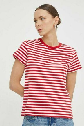 LEVI'S ® Majica 'PERFECT' crvena / bijela
