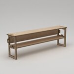 Woody Fashion TV Ormarić 579, Prirodno Drvo