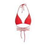 Karl Lagerfeld Bikini gornji dio 'Rue St-Guillaume' crvena / crna / bijela