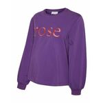 MAMALICIOUS Sweater majica 'TILDE' tamno ljubičasta / roza