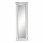 Ogledalo 46 x 6 x 147 cm Kristal Drvo Bijela , 11000 g
