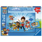 Paw Patrol: Ryder i njegov tim puzzle 2x12kom - Ravensburger