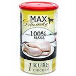 FALCO MAX Deluxe konzerve za odrasle pse, piletina, 8x 1200 g