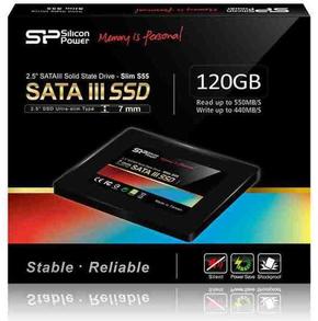 Silicon Power Slim S55 SP120GBSS3S55S25 SSD 120GB/12GB