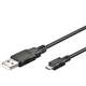 WEBHIDDENBRAND Ewent kabel USB 2.0 A -&gt; Micro USB B, 1,8 m, crni