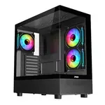 MS Fighter V330 kućište, crno, midi, bez napajanja, ATX, mATX