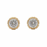 Naušnice Coach Signature Stone Earrings 37423484GLD111 Zlatna