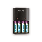 Philips SCB1490NB/12 - Polnilnik baterij MULTILIFE 4xAA 2100 mAh 230V